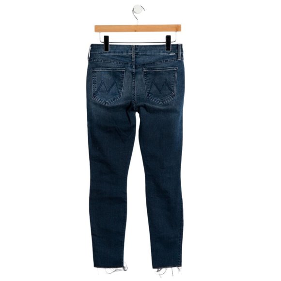 MOTHER Jeans 27 : Looker Ankle Fray : Repeating Love Wash - Picture 1 of 8